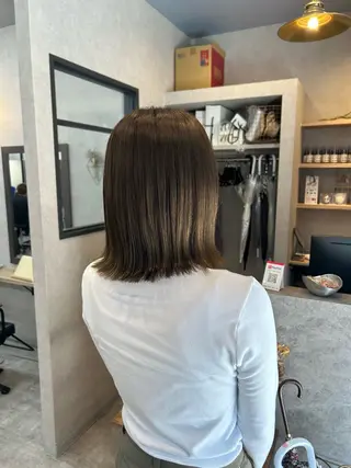 ミディアム カラー いなみね はるきのヘアスタイル