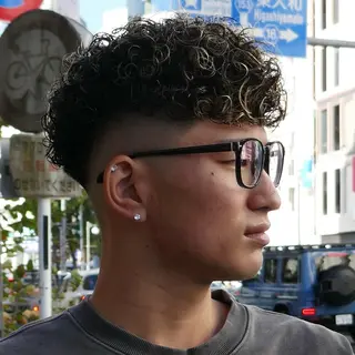 ショート パーマ メンズ 立川/メンズパーマ 厚進太郎のヘアスタイル