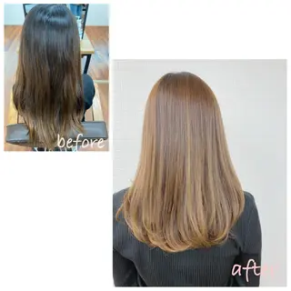 セミロング GRANLUSSO 〜グランルッソ駅前店所属・木口 嘉美のヘアスタイル