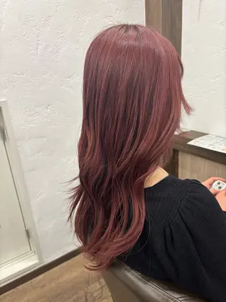 カラー 市毛 結菜のヘアスタイル