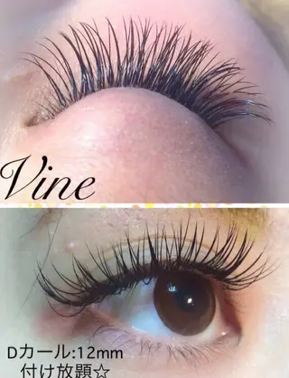 マツエク・マツパ Vine eyelashのマツエク・マツパデザイン