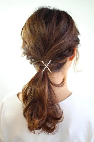 ミディアム ヘアアレンジ hair room .red by NYNY所属・土井 浩輔のヘアスタイル