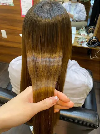 ロング パーマ 杉宮 慧美のヘアスタイル