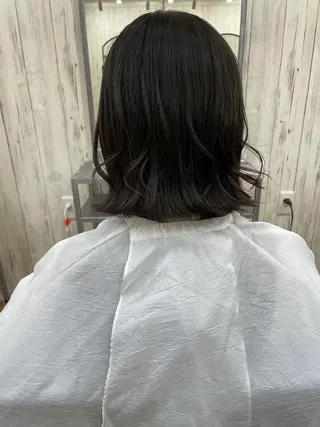 ショート ハイトーン髪質改善 家中貴典のヘアスタイル