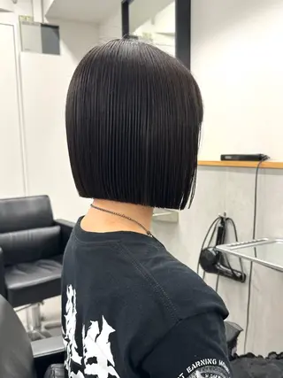 ショート カラー Laff新宿所属・縮毛矯正/ボブ 新宿/ショート/航輝のヘアスタイル