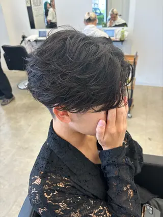 ショート センターパート/ ニュアンスパーマ正樹のヘアスタイル