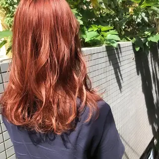 セミロング カラー 💗💗韓国レイヤー yu-ki💗💗のヘアスタイル