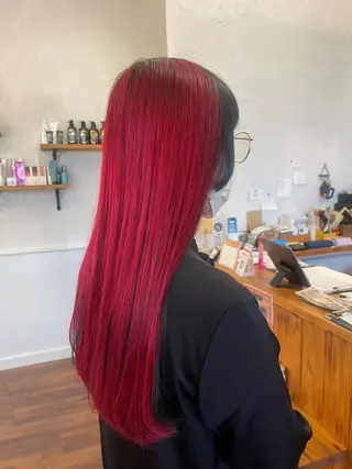 ロング 関根 沙季のヘアスタイル