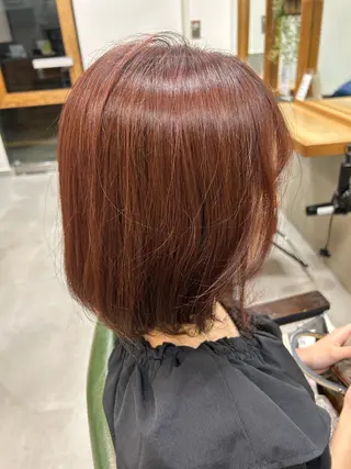 カラー 若狭 彩花のヘアスタイル