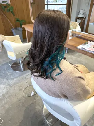 セミロング カラー フラム所属・WATANABE MISAKIのヘアスタイル