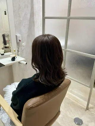 ミディアム カラー 透明感🫧ナチュラル 🍀りんたろうのヘアスタイル