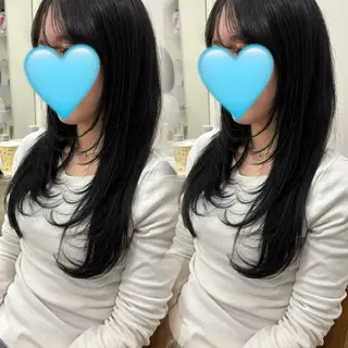 ロング デザインカラー/ ハイトーン🍀白石のヘアスタイル