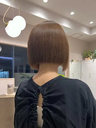 ショート 艶カラー/レイヤー/ atsumi⛰️🧸のヘアスタイル