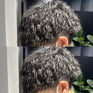 パーマ メンズ 渋谷サーフカール アメカジ美容師のヘアスタイル
