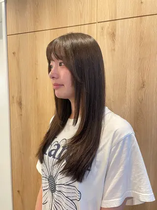 セミロング tsuki /天王寺 /カラー/ボブカットのヘアスタイル