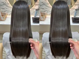 透明感カラー 韓国レイヤー/松沢のヘアスタイル