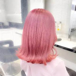 カラー girlな暖色ヘア 🪽🫧ハルナ🎀のヘアスタイル