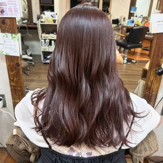 ロング カラー 徳 永のヘアスタイル