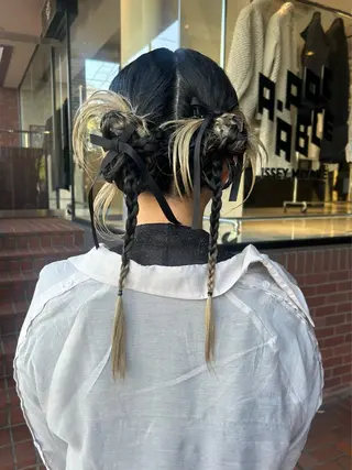 ヘアアレンジ 池崎 真菜のヘアスタイル