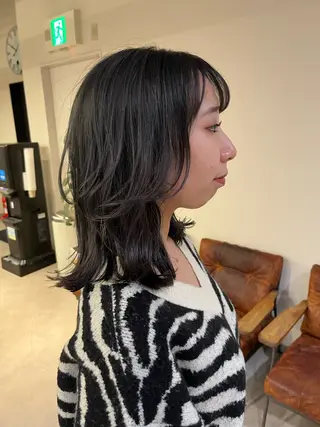 ミディアム YUI🍊 ボブ/メンズパーマのヘアスタイル