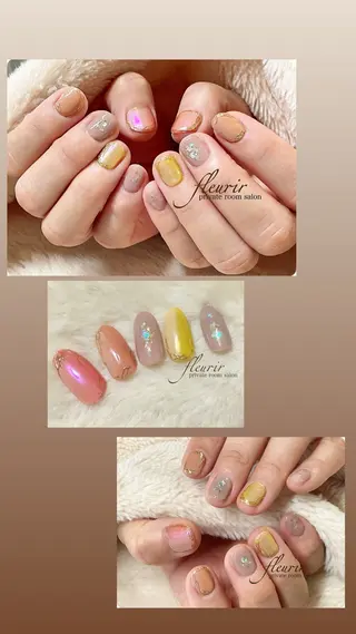 ネイル フルリール 【プライベートサロンのネイルデザイン