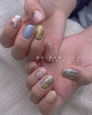 ネイル Blushオーナー Shiinaのネイルデザイン