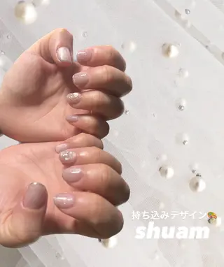 メンズ ネイル 爪ケア/深爪 自爪育成 🐰えむのネイルデザイン