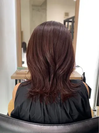 セミロング カラー 𣘺夲友梨/ メンズ/恵比寿のヘアスタイル