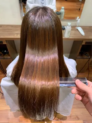 ロング パーマ 🌈髪質改善特化🌈 縮毛矯正/原口純平のヘアスタイル