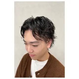 ショート カラー パーマ ヘアアレンジ メンズ キッズ TopStylist ✂︎ Azumaのヘアスタイル