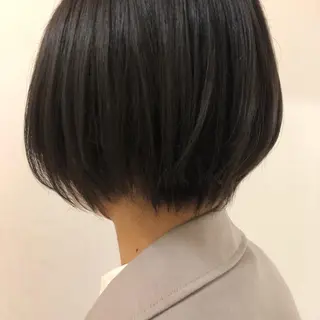 ショート 艶カラー/韓国顔周り 🎀mamiのヘアスタイル