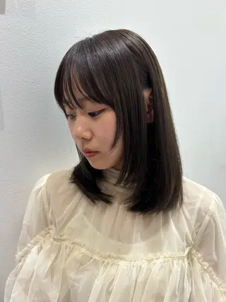 ミディアム 🌙Ash中目黒 坪内沙月🌙のヘアスタイル