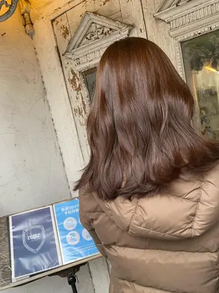 ミディアム カラー お任せヘア☘️☘️ 及川渚のヘアスタイル