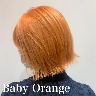 ミディアム カラー ヘアアレンジ ミニボブ/ブリーチ 🌈MISATOのヘアスタイル