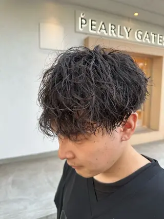 パーマ メンズ メンズパーマ 宮本礼慈のヘアスタイル