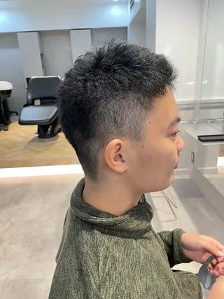 メンズ 木下英治/ウルフ /レイヤー/銀座のヘアスタイル