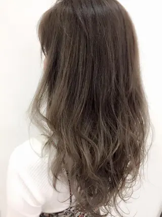 ロング カラー 中村 卓也のヘアスタイル