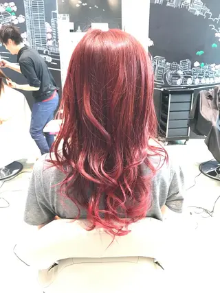 ロング カラー ヘアアレンジ Re:ta KANZOのヘアスタイル