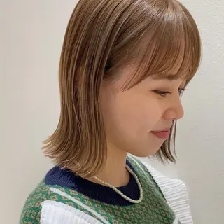 カラー 透明感カラー k-twoういのヘアスタイル