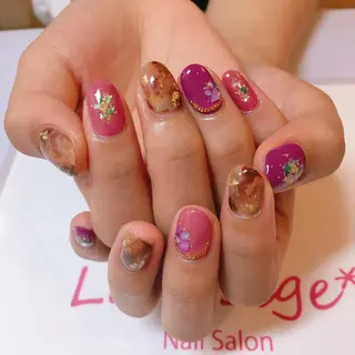 ネイル La neige* yuki 🥯🍑のネイルデザイン