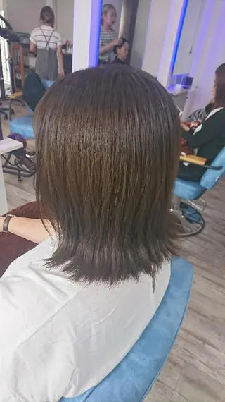 ミディアム カラー 中嶌 健一のヘアスタイル