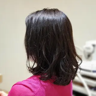 ミディアム カラー 岡本 尚樹のヘアスタイル