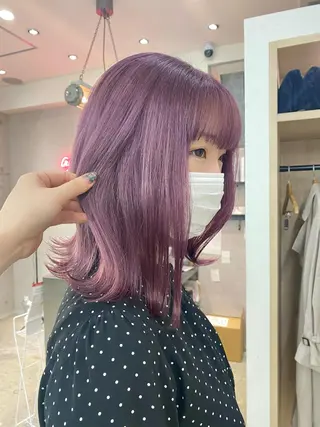 ショート カラー ヘアアレンジ 小顔カット/艶 カラー特化♡MIHOのヘアスタイル