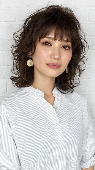 ミディアム カラー パーマ 神保町駅徒歩5分🍀 NEWOPEN🍀渚のヘアスタイル