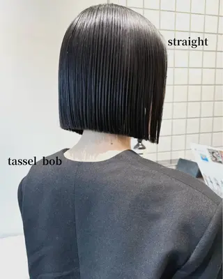 ショート hollo渋谷所属・タッセルボブ /DAIKIのヘアスタイル