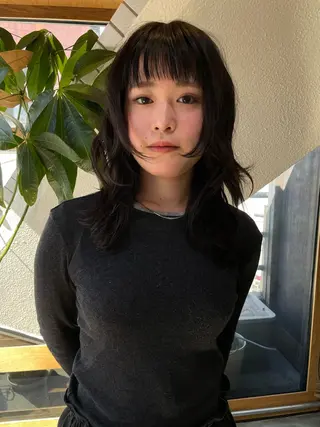 ミディアム 🍁ロングパーマ.ニ ュアンス🍁陸来のヘアスタイル