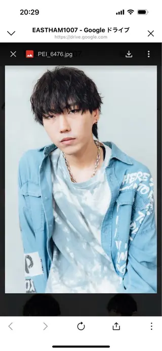 ショート パーマ メンズ イーストハムネオ高木 亮人🌿のヘアスタイル