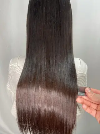 ロング パーマ 髪質改善/縮毛矯正 /ブリーチ矯正/岡部のヘアスタイル