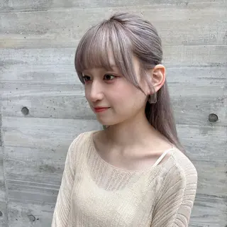ロング カラー Parve Mix / 根本 梨湖🫧のヘアスタイル