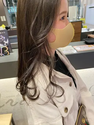 ミディアム 💎【髪質改善カラー 艶髪×縮毛矯正】💎のヘアスタイル